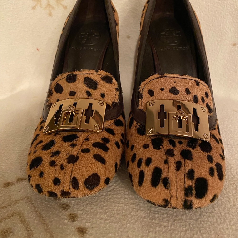 Tory Burch Animal Print Heels